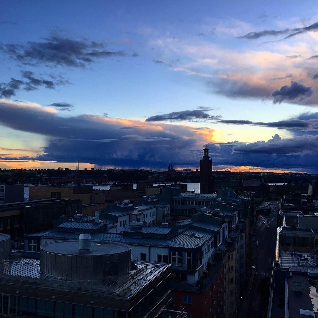 View from the rooftop pool