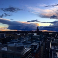 View from the rooftop pool