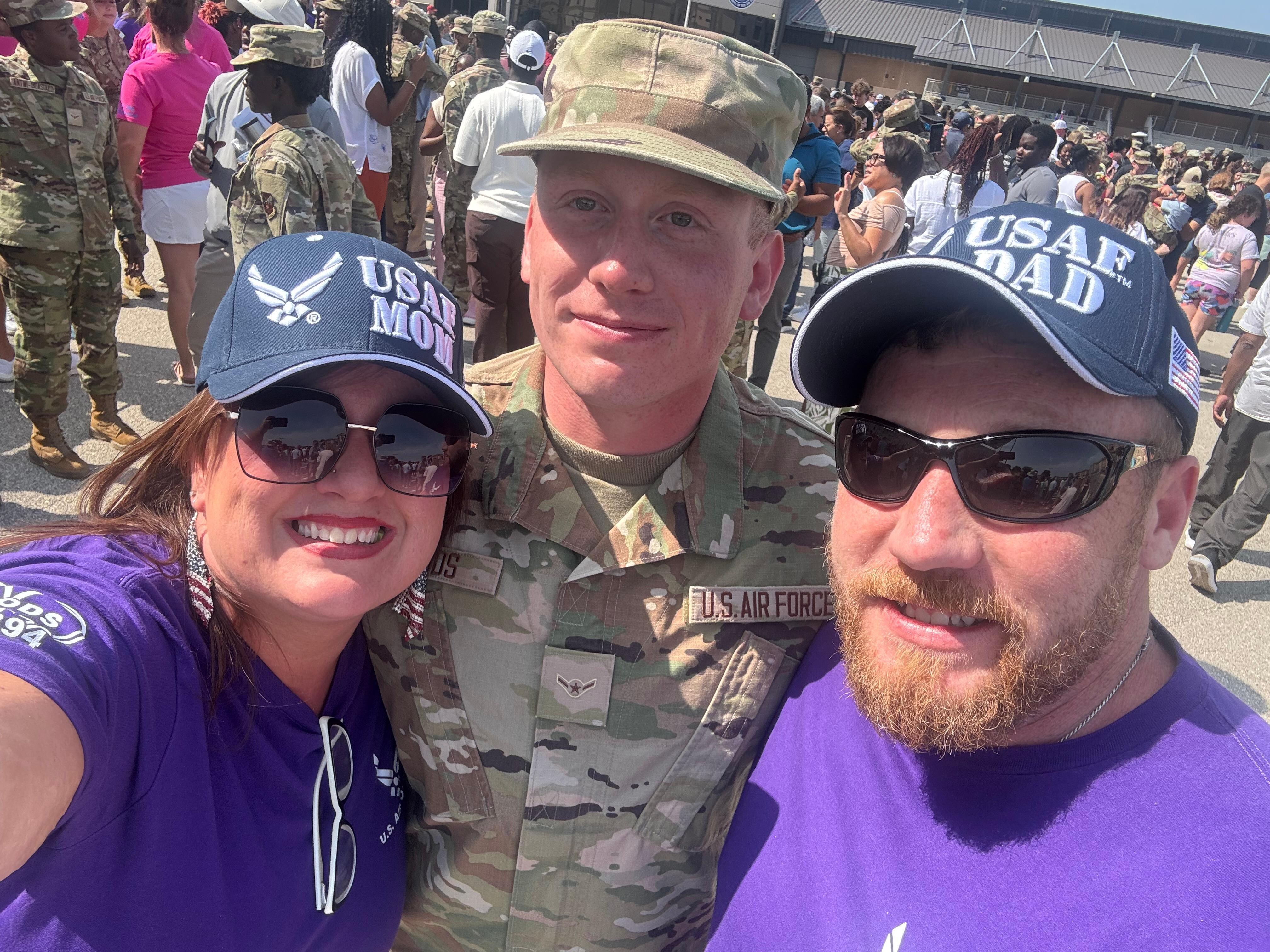 Finally seeing our Airmen. 