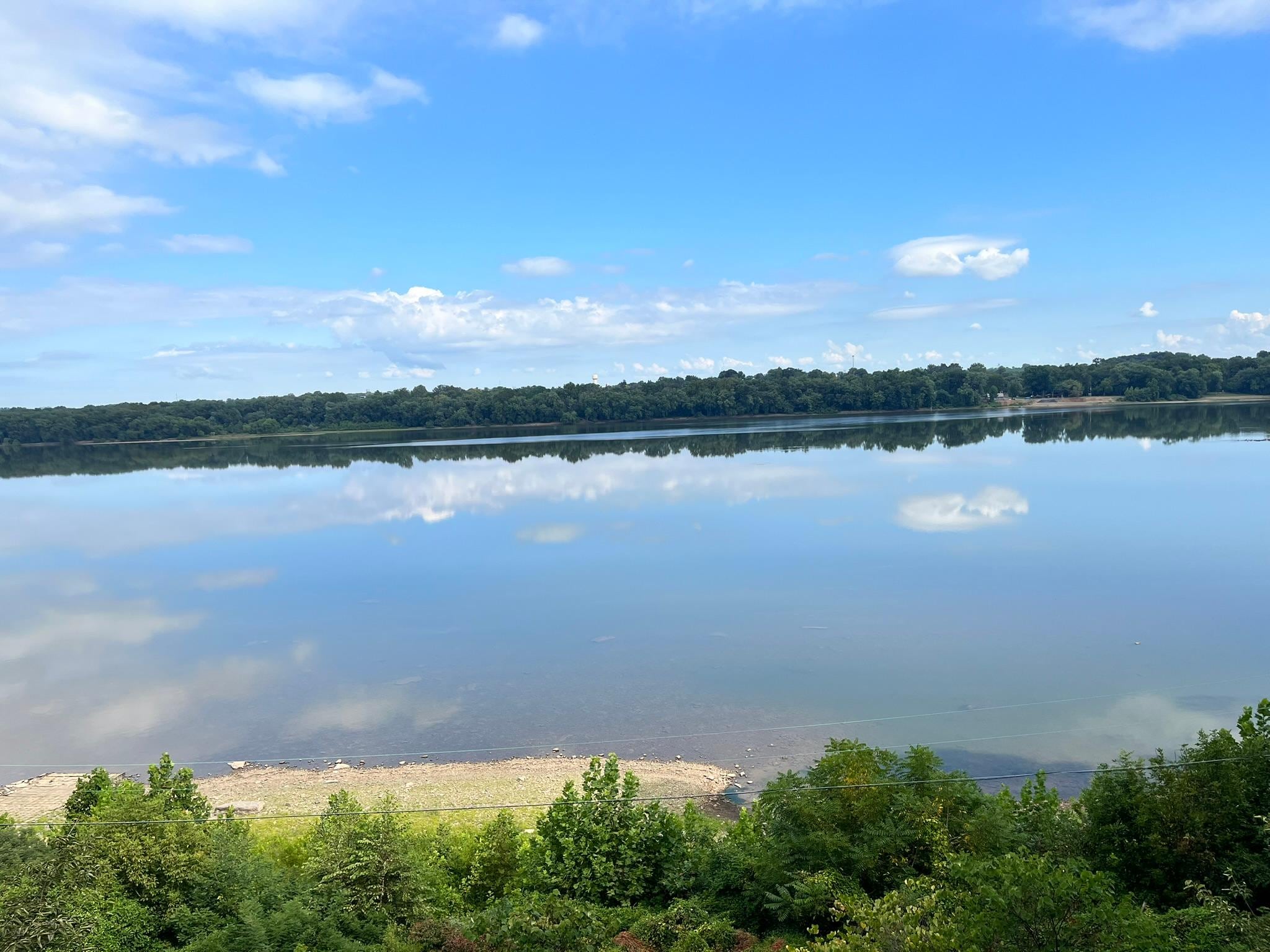 View from upper porch looking at Marietta