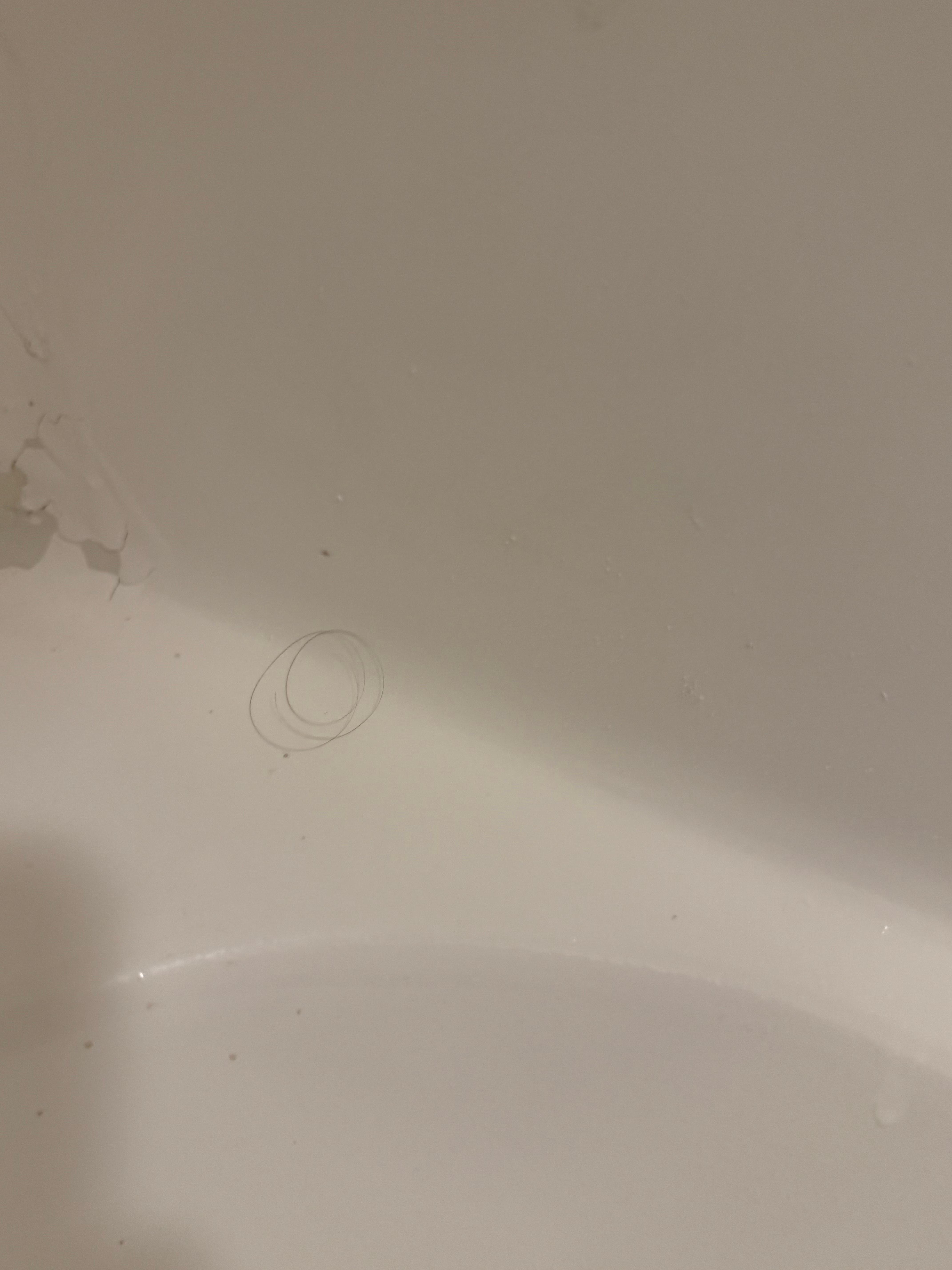 Hair all over the bathroom 