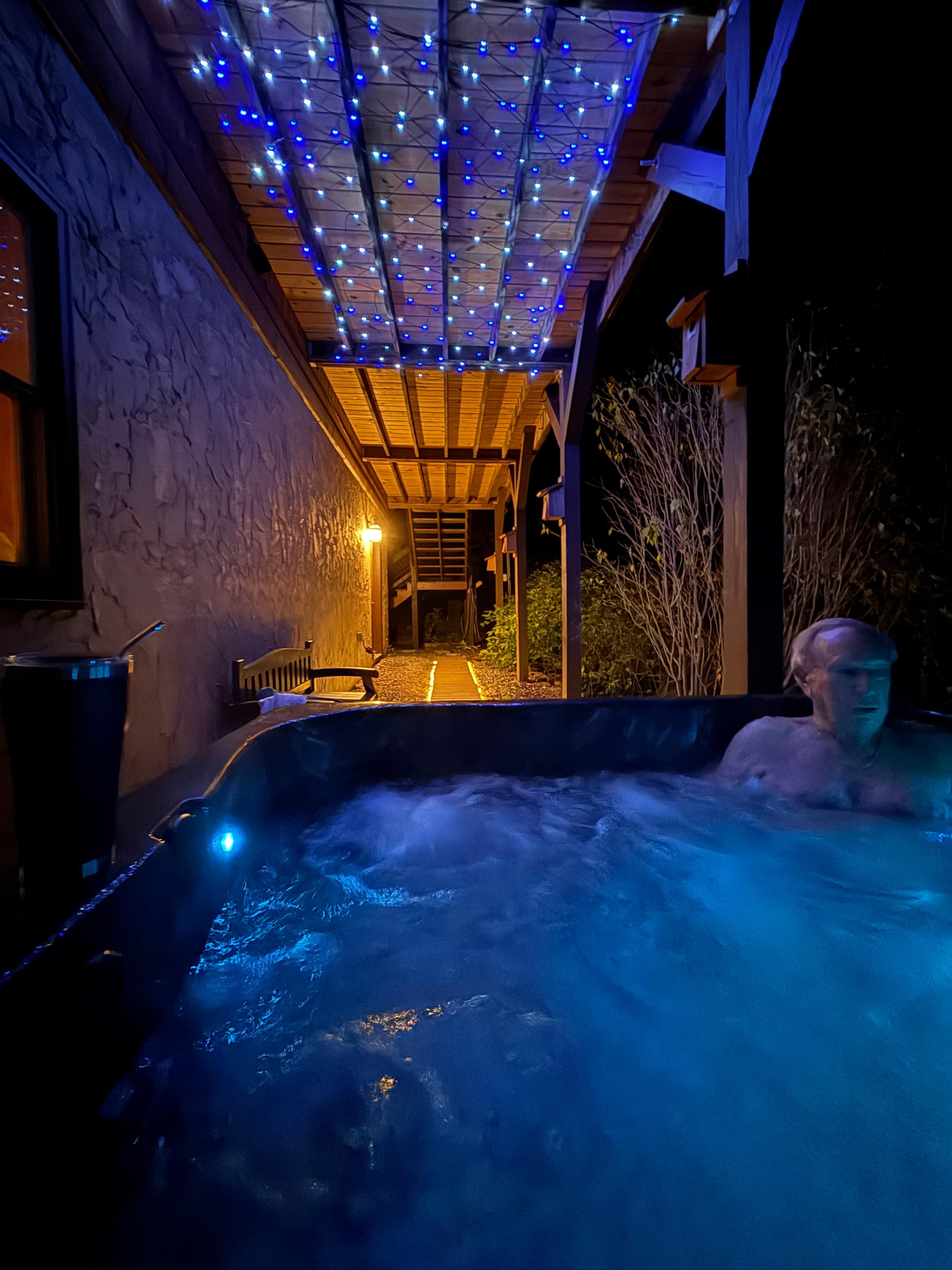 Hot tub nice addition