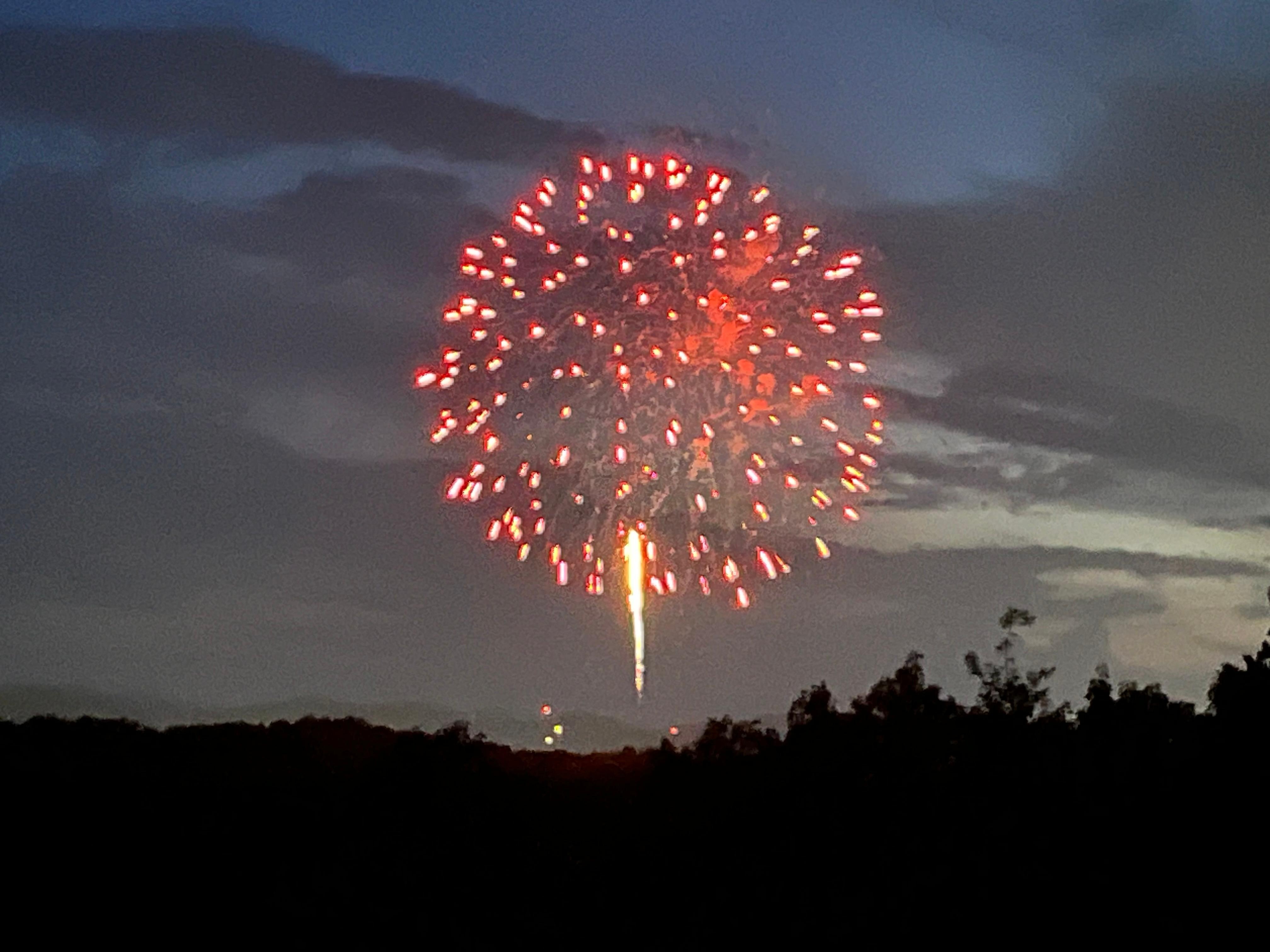 Fireworks from Dollywood 