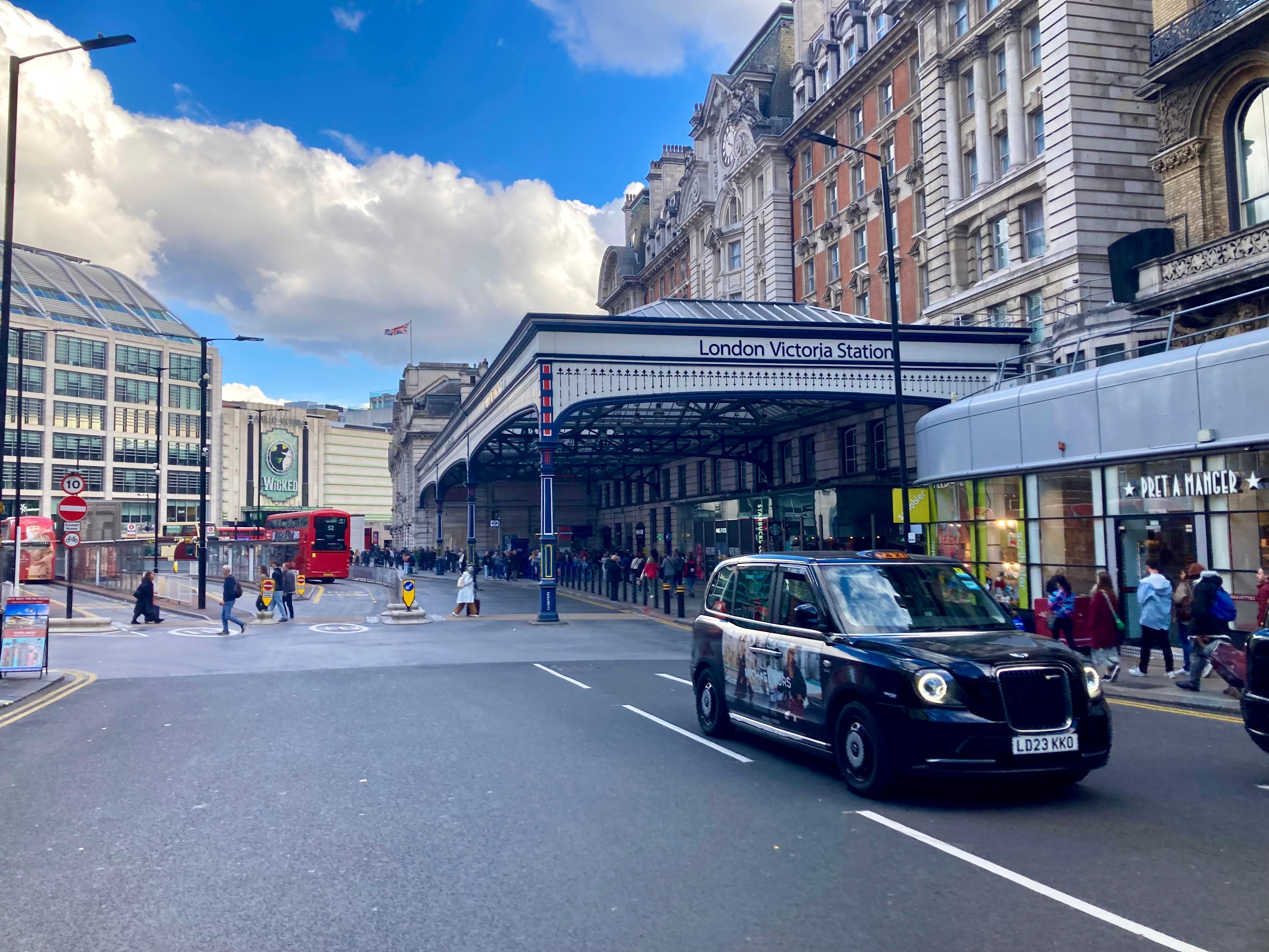 Beside hotel, actually attached 