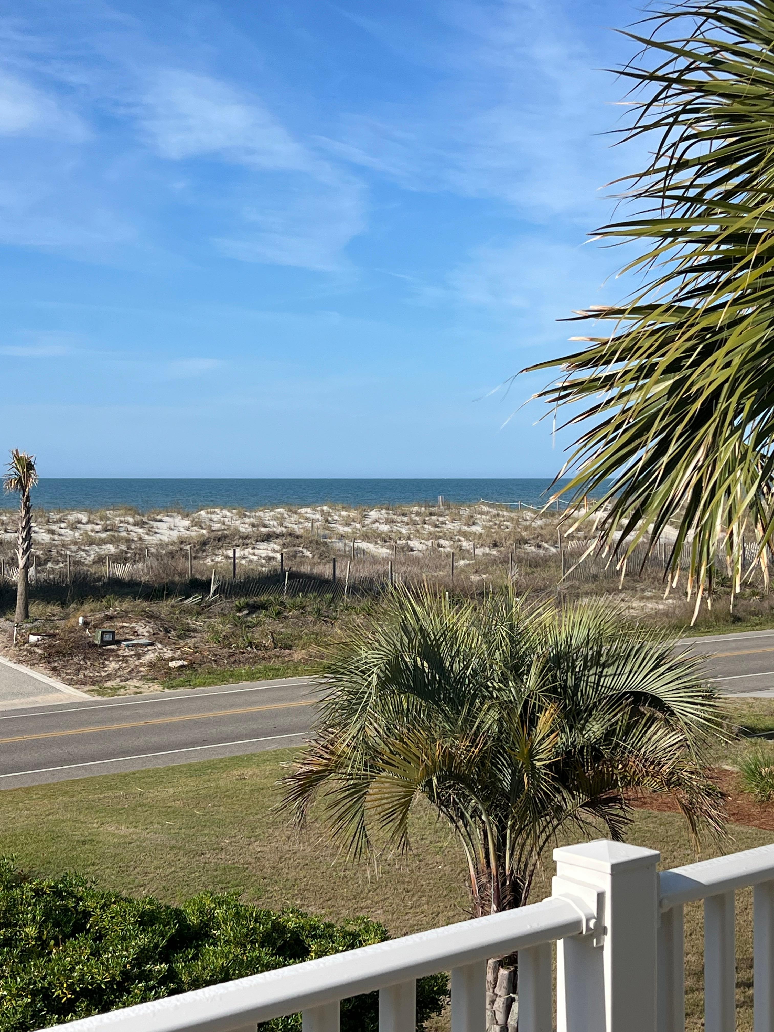Walk way across street to the beach