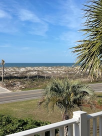 Walk way across street to the beach