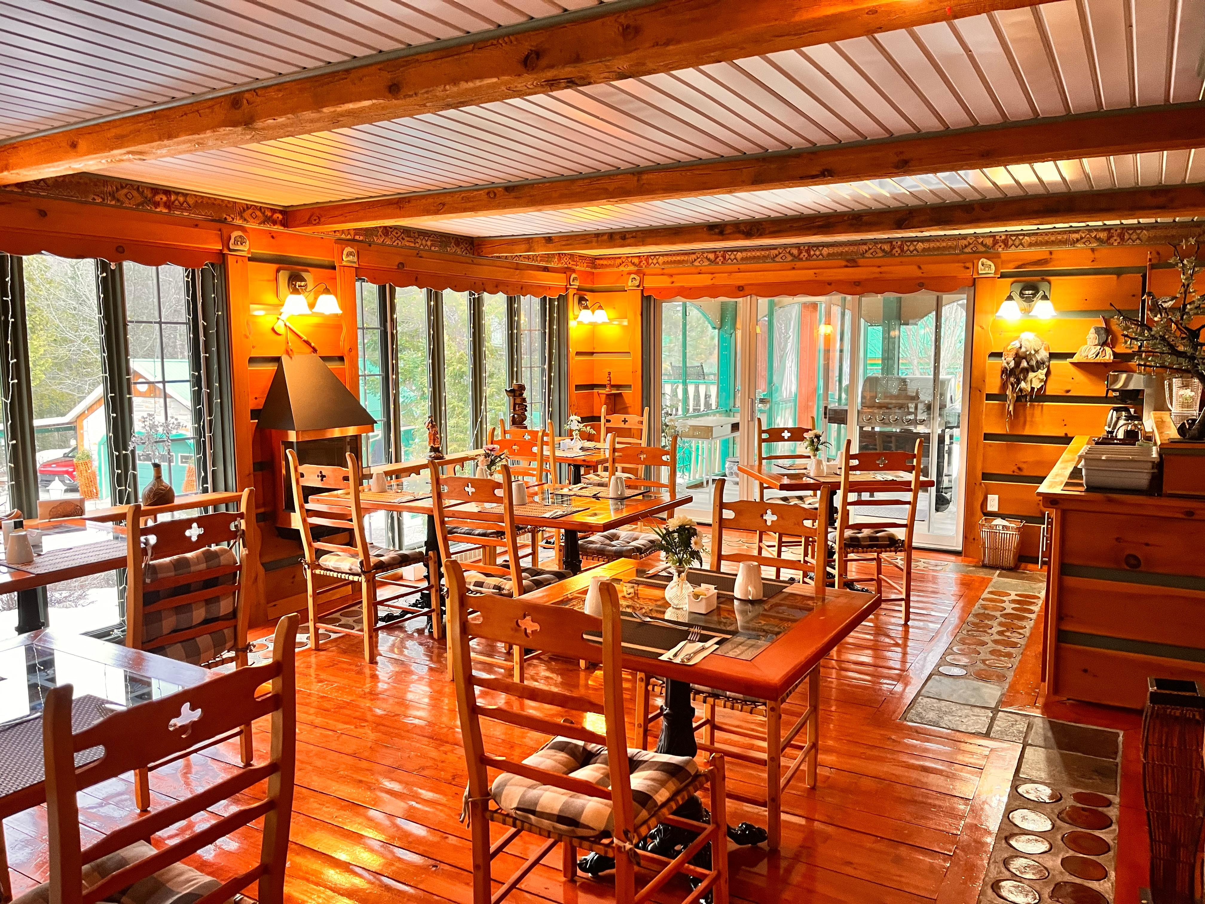 La salle de déjeuner 