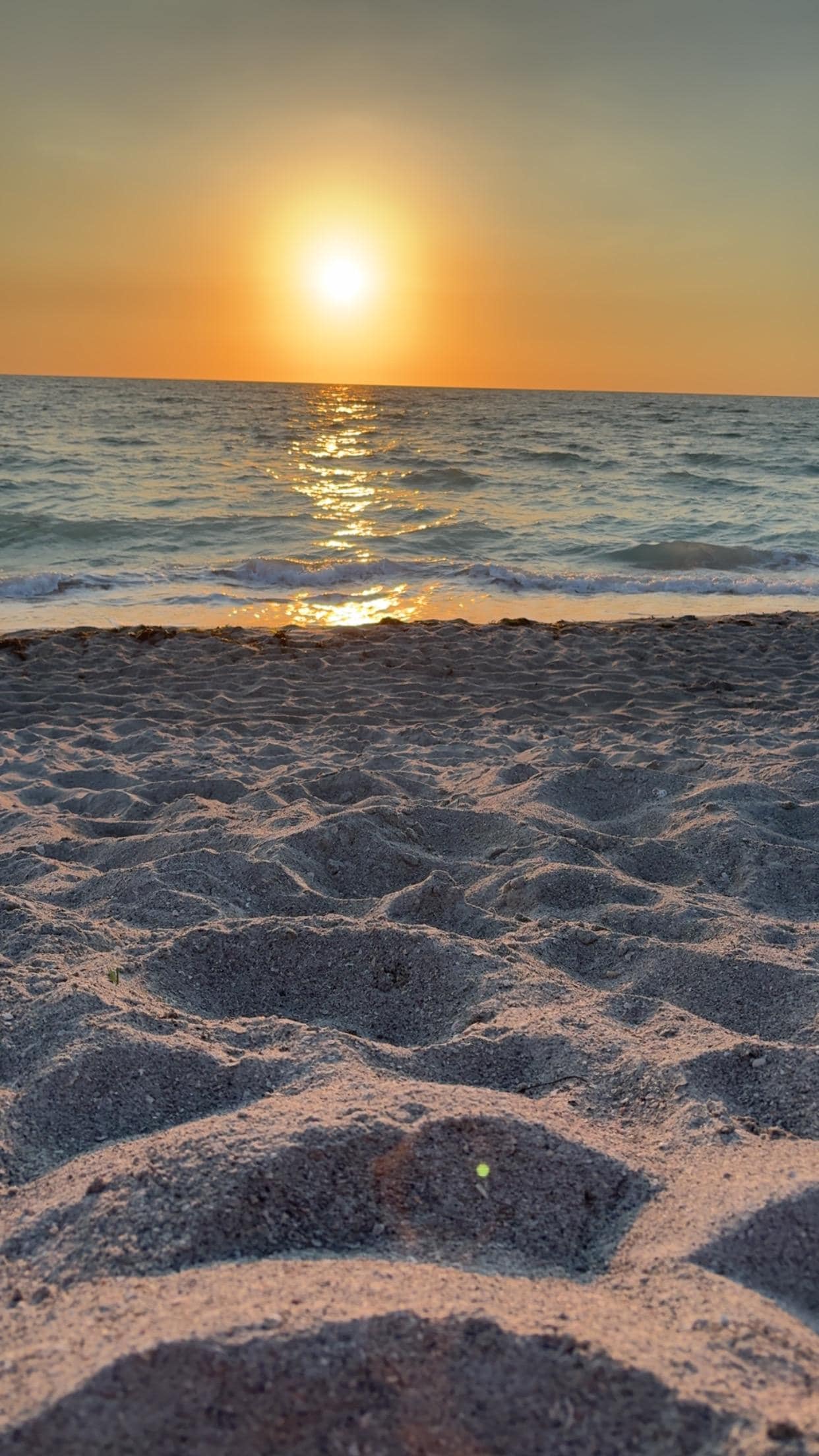 Evening sunsets right down the street.