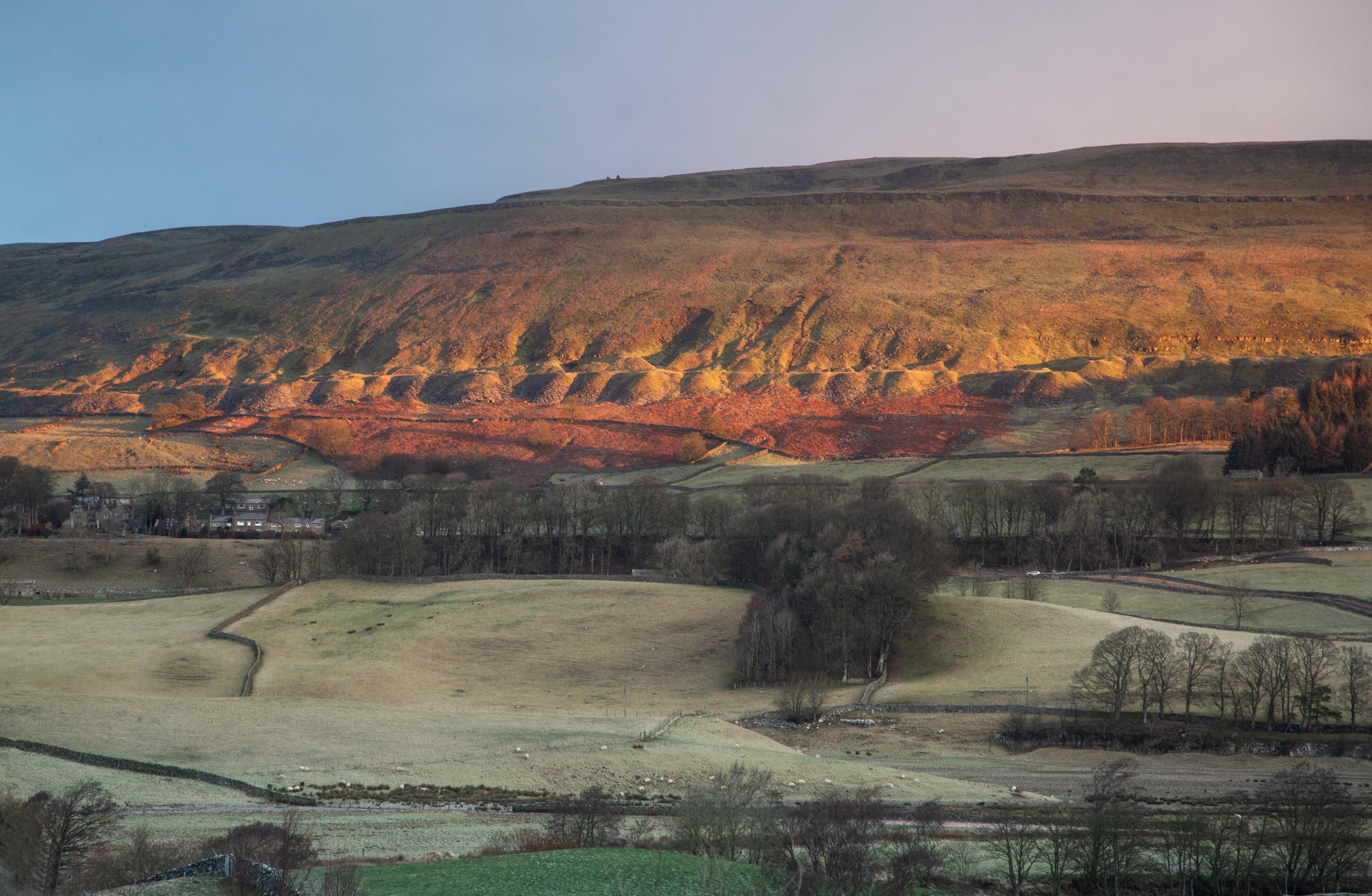 Morning view from the double bedroom