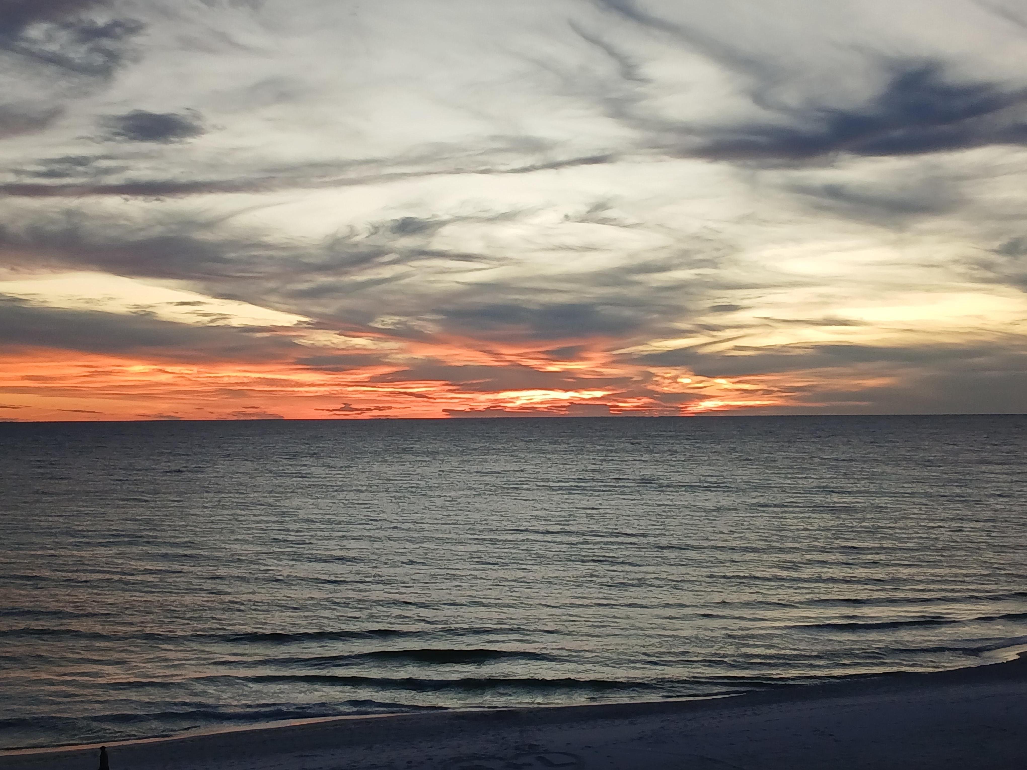 Every evening interesting and breathtaking sunsets.