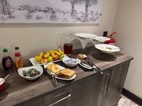 Beautiful light breakfast spread 😊