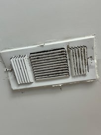 Dirty and not secured vent