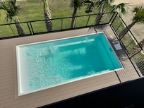 Private pool. Itâs on the second floor