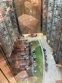 View from the elevator.