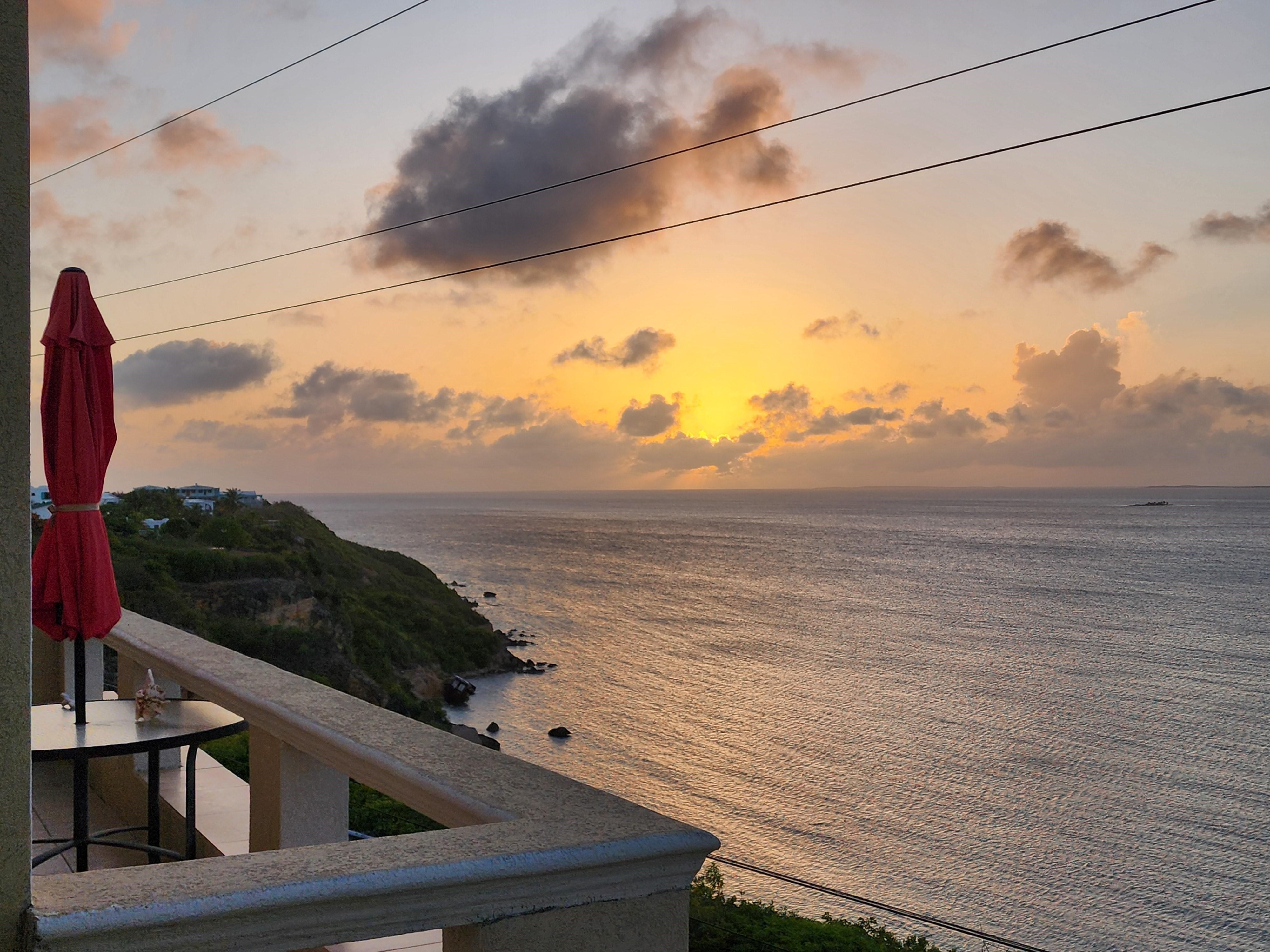 Sunset from our balcony