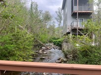 This house is right next to the covered patio, but no one was there at the time, so we still had privacy.