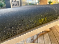 Mouldy outdoor furniture cushions