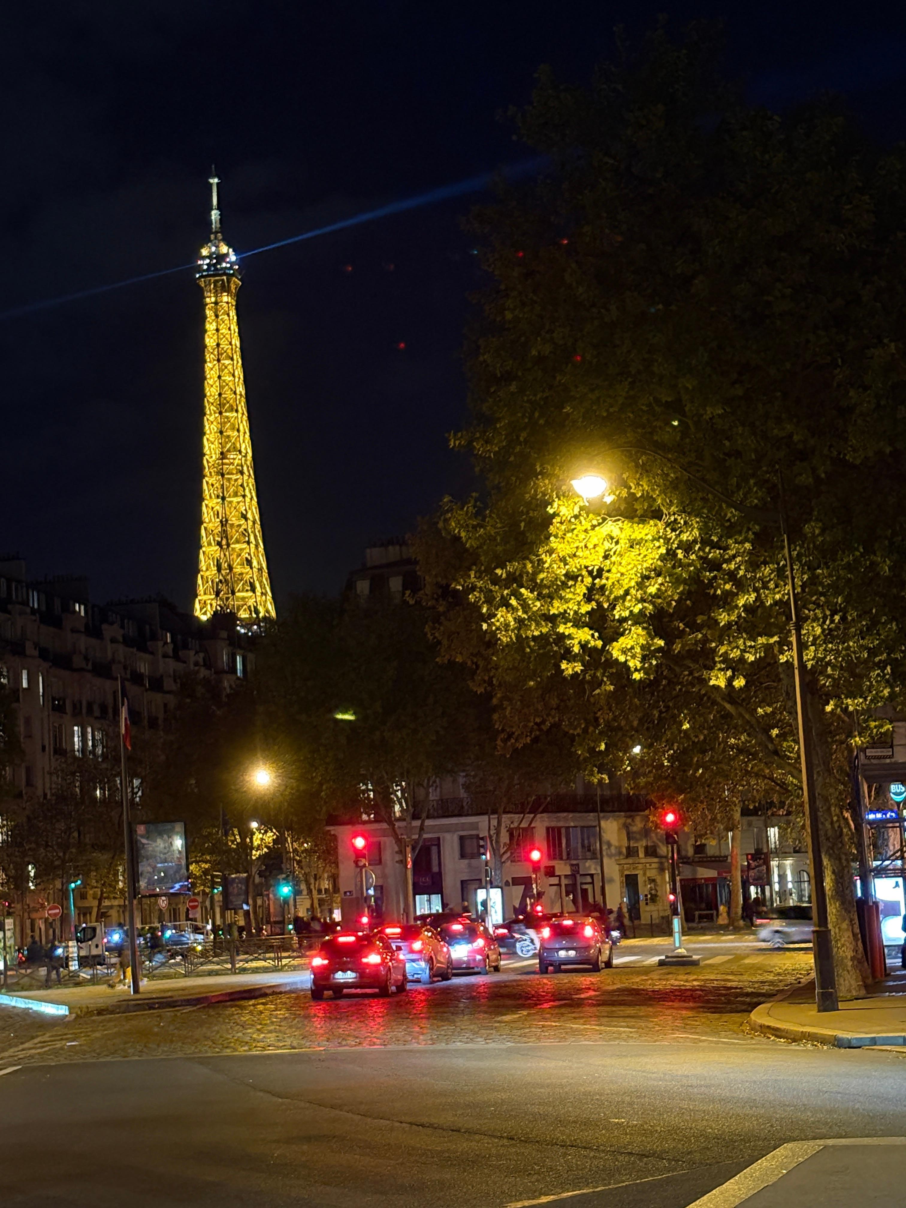 View from the corner near the hotel.