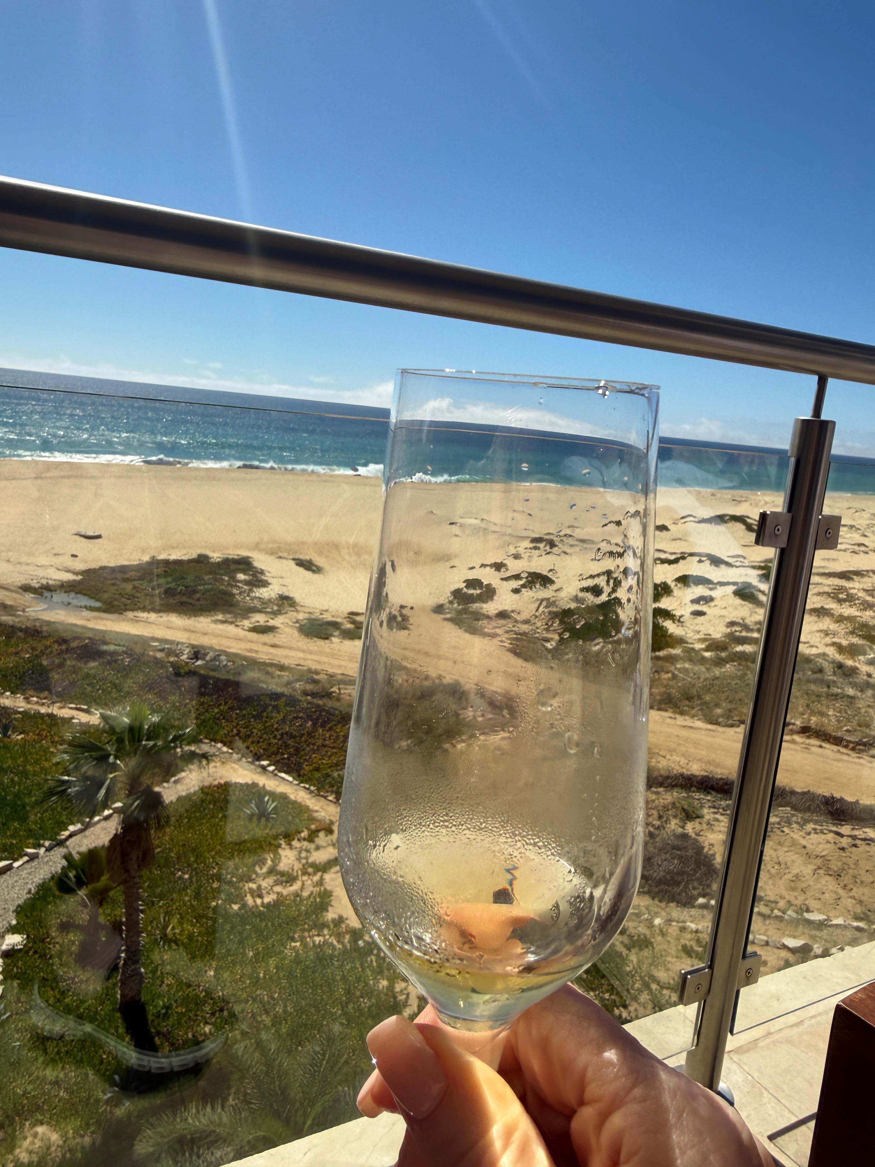 Champagne upon arrival