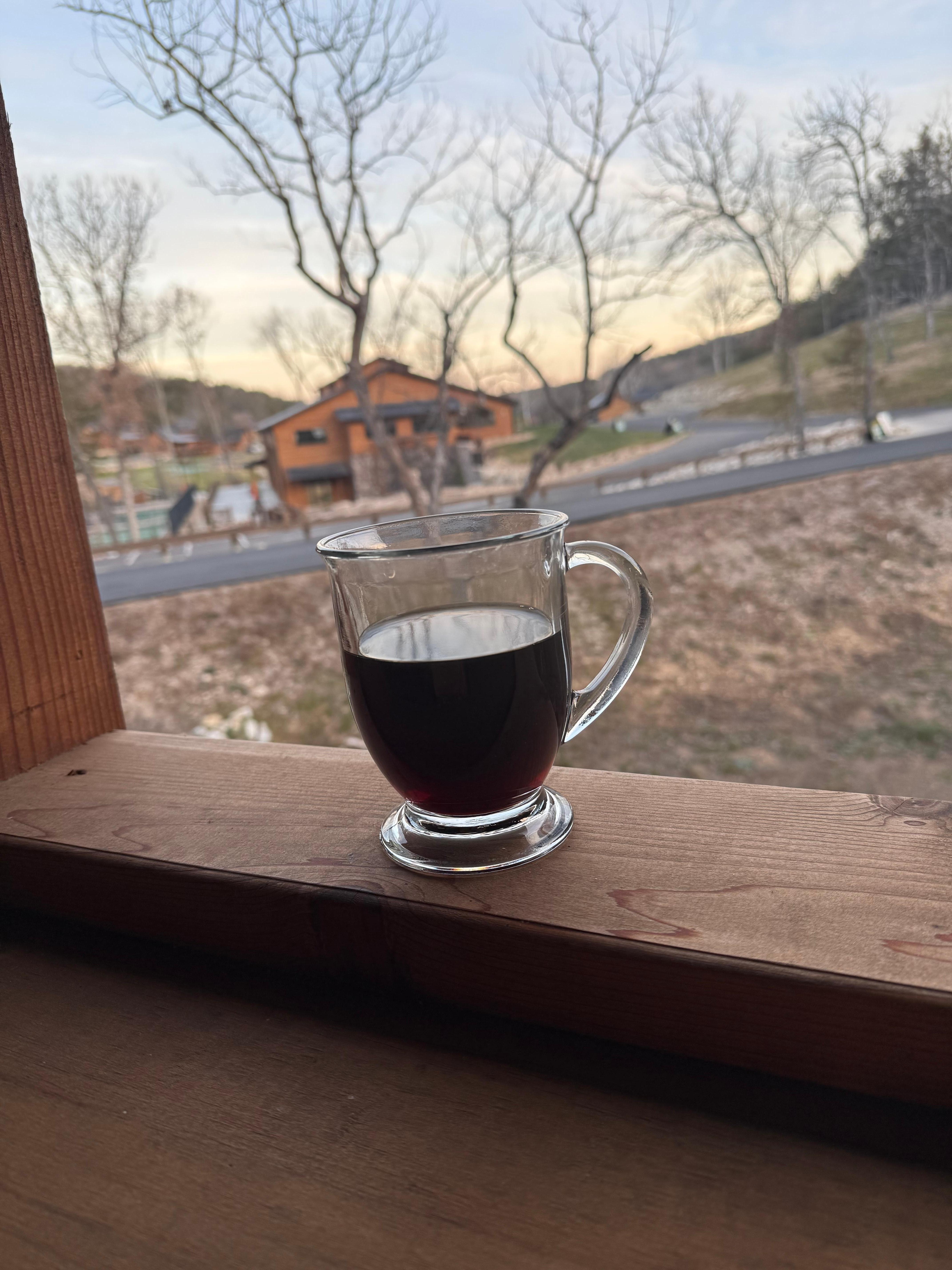 Morning coffee on deck!