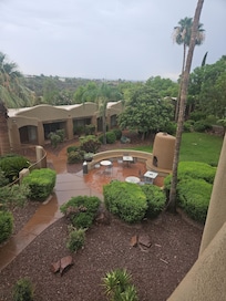 View from our room overlooking the grounds.