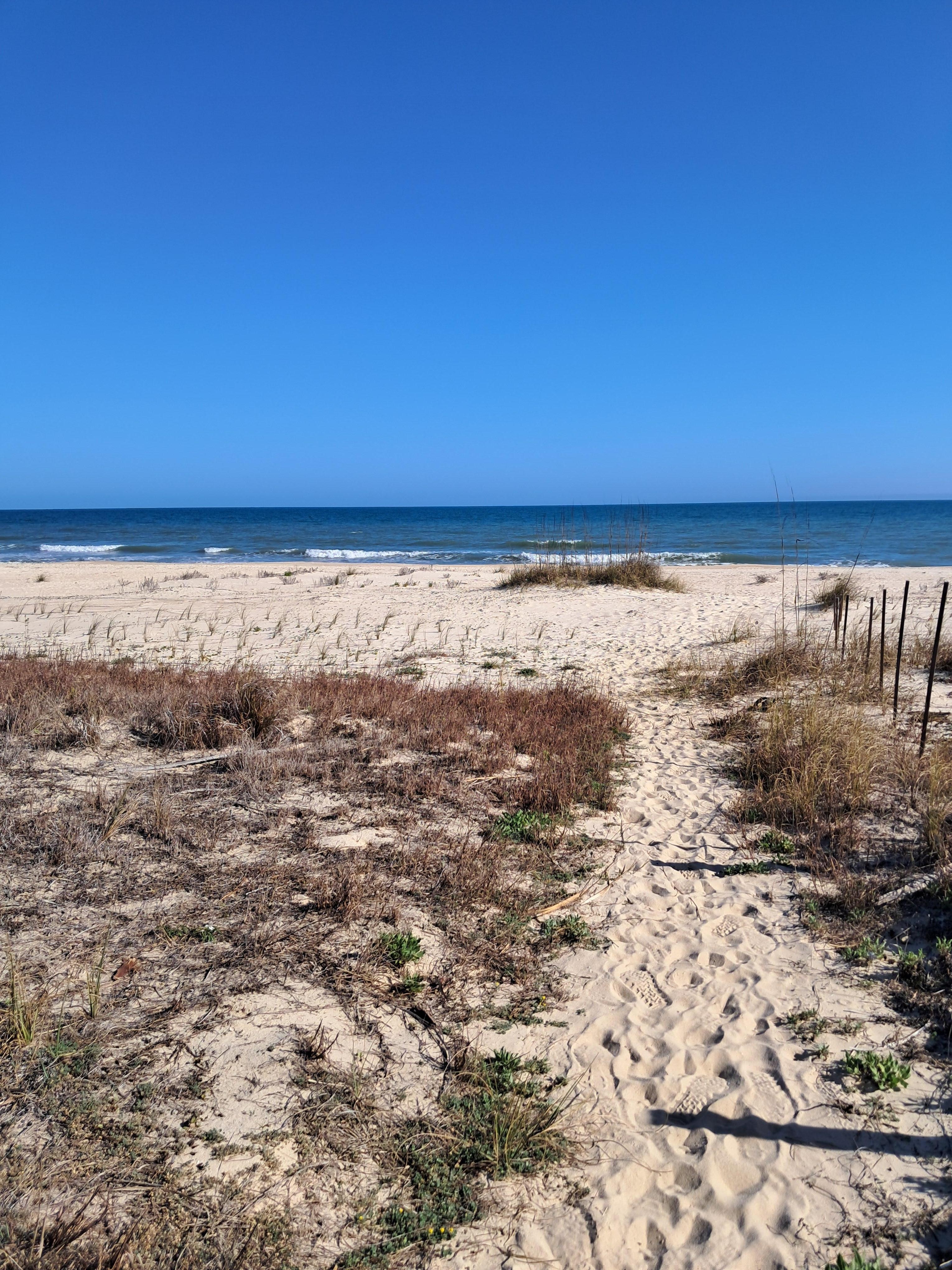 Path from alley Beach access