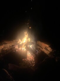 We used the fire pit area first night and made smores.