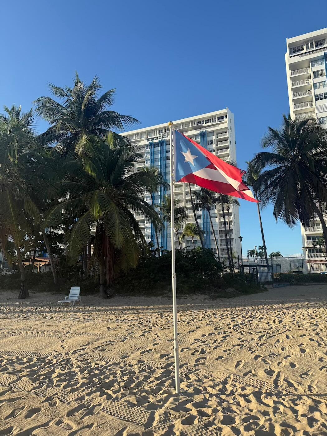The condo from the beach