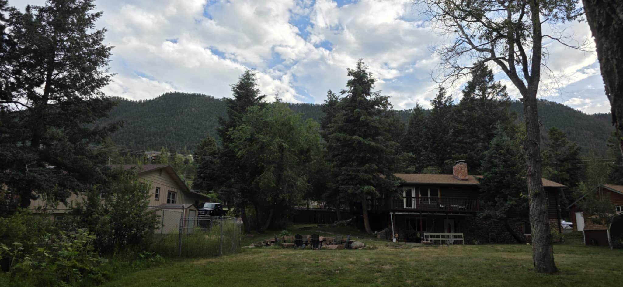 View out the front 