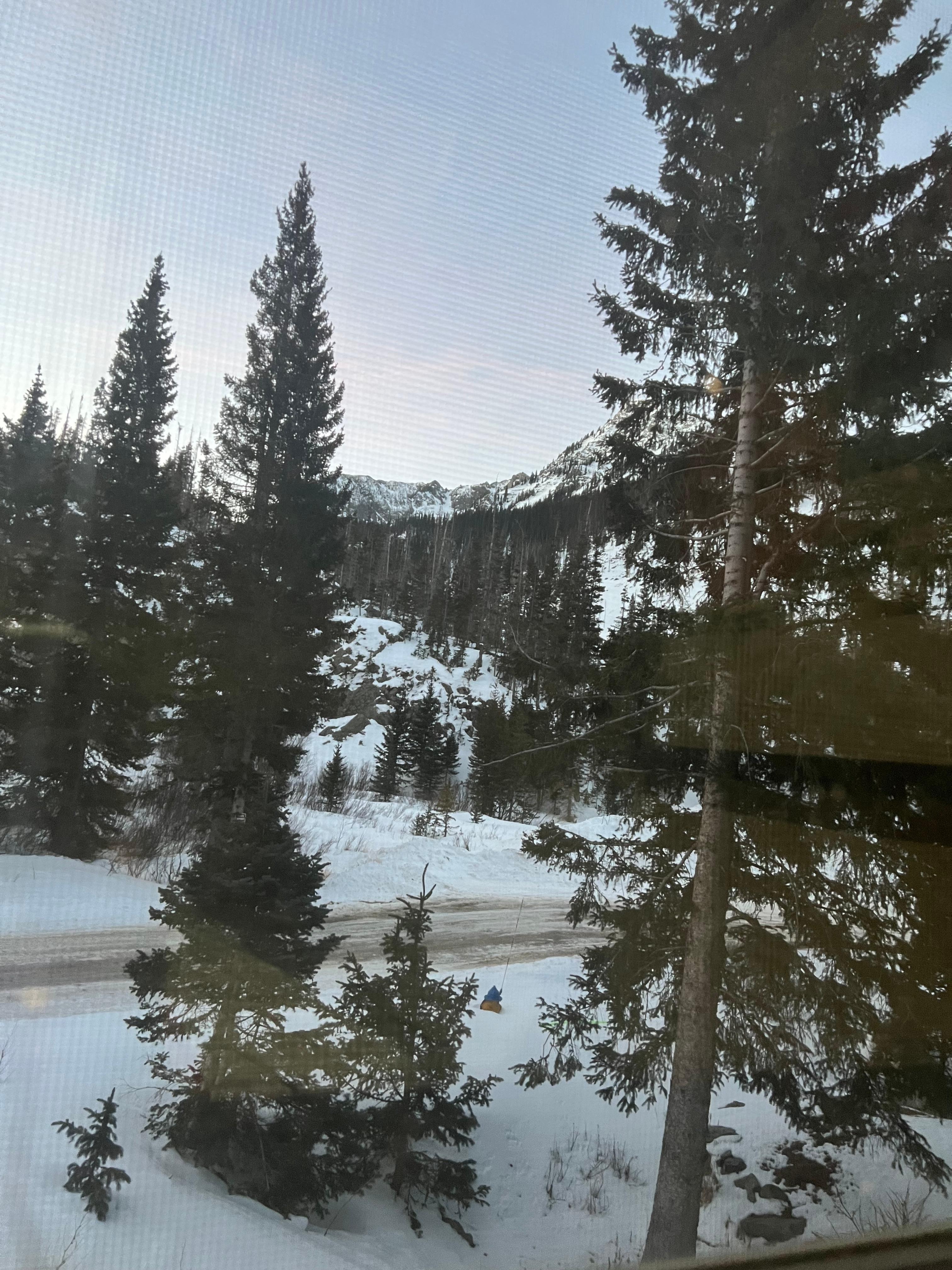 Truly a super short walk to lift 4.  We loved it!!  