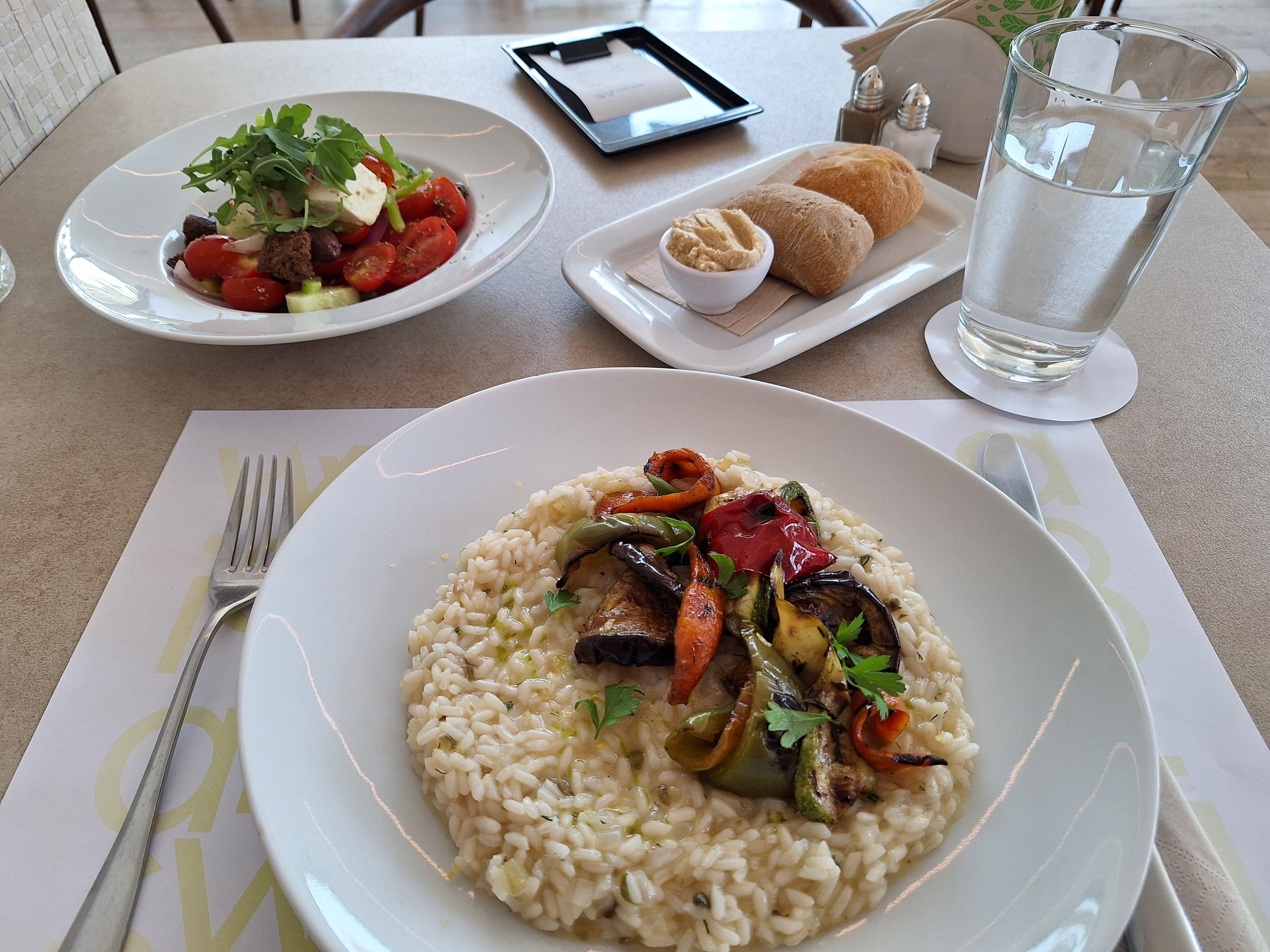 Lunch at the in-house restaurant