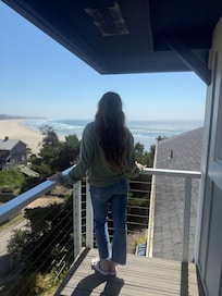 Deck that over looks the ocean