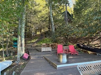 View of house from the dock