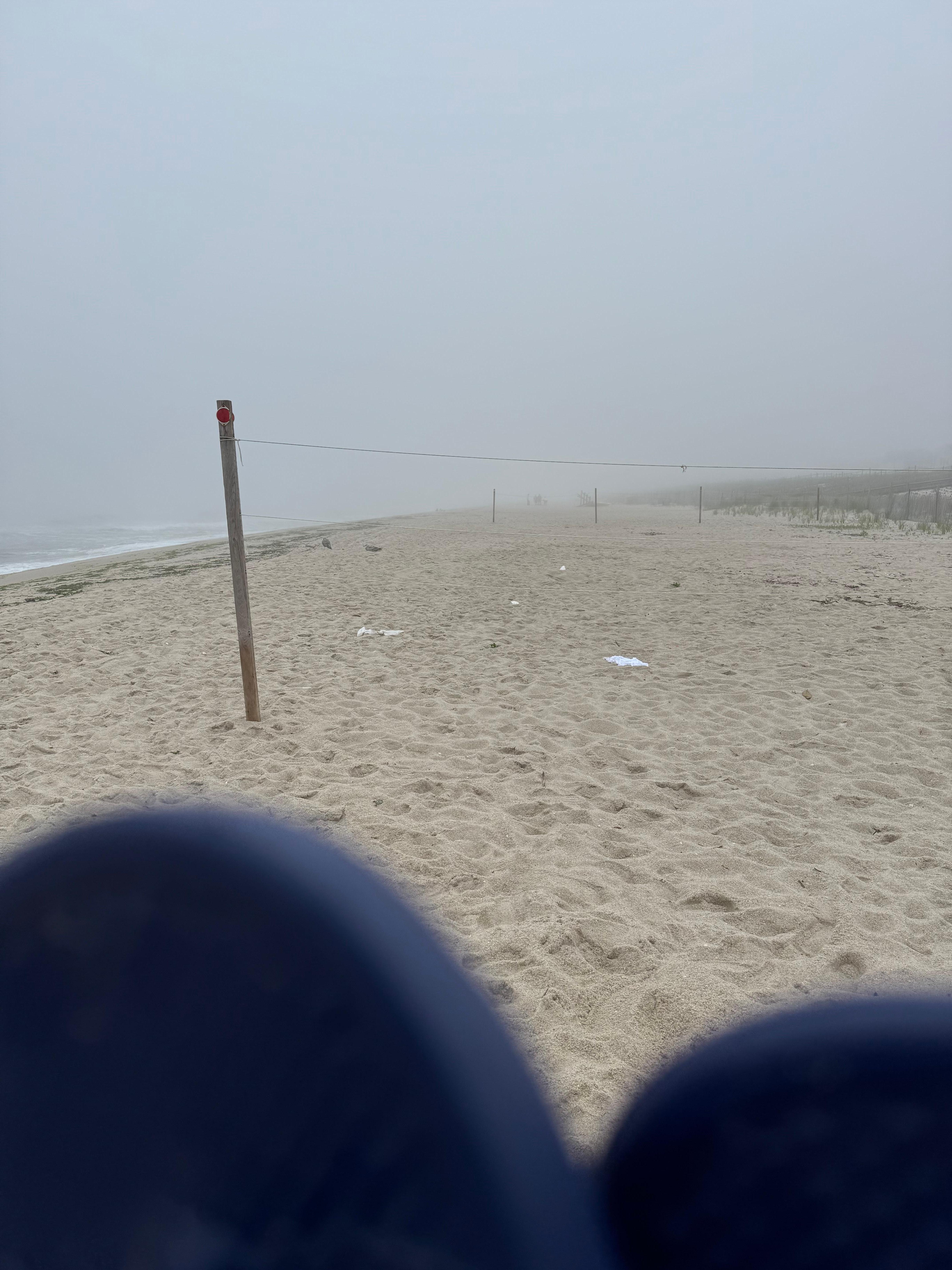 Garbage on beach