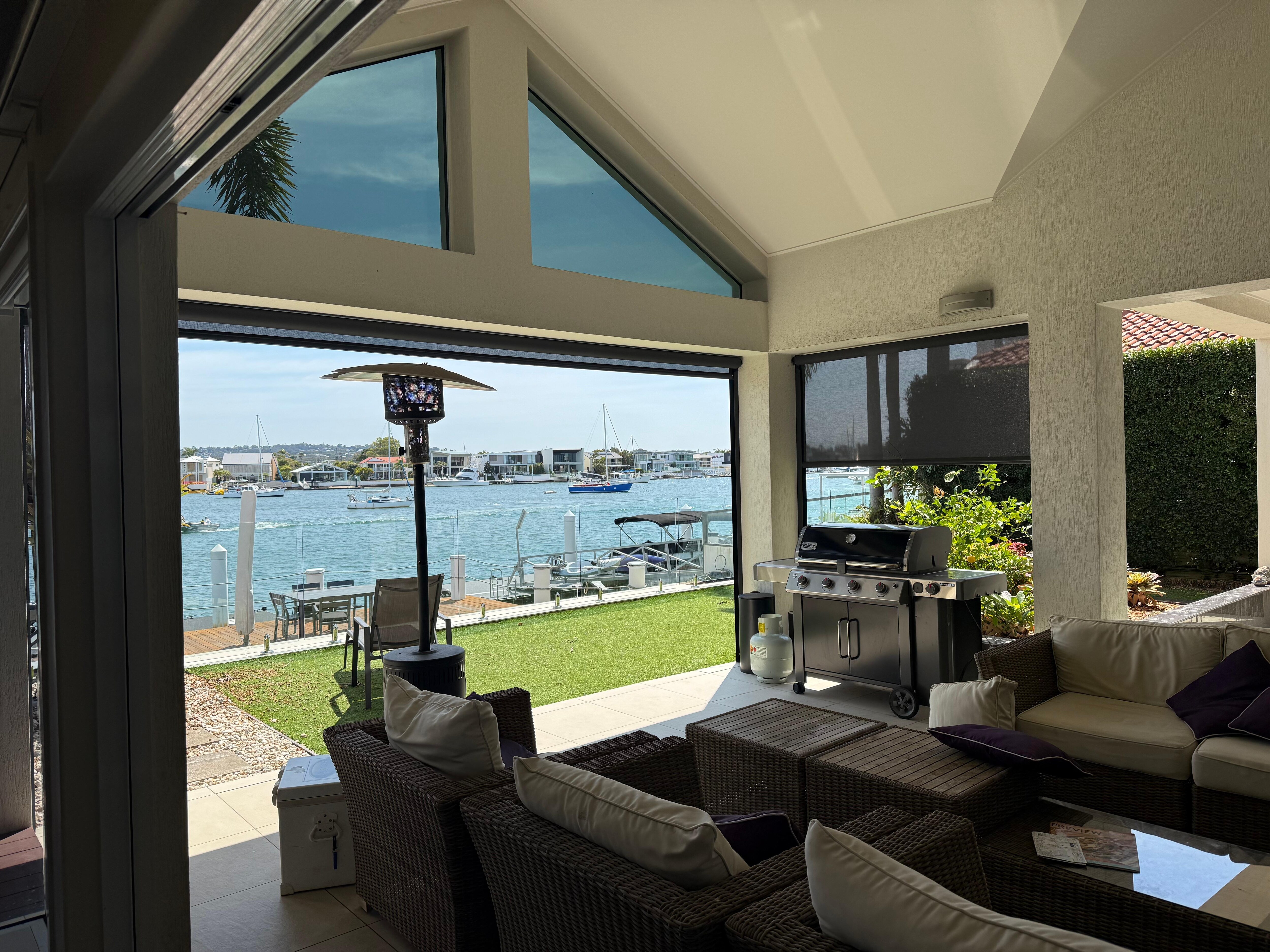 Outdoor living area very comfortable