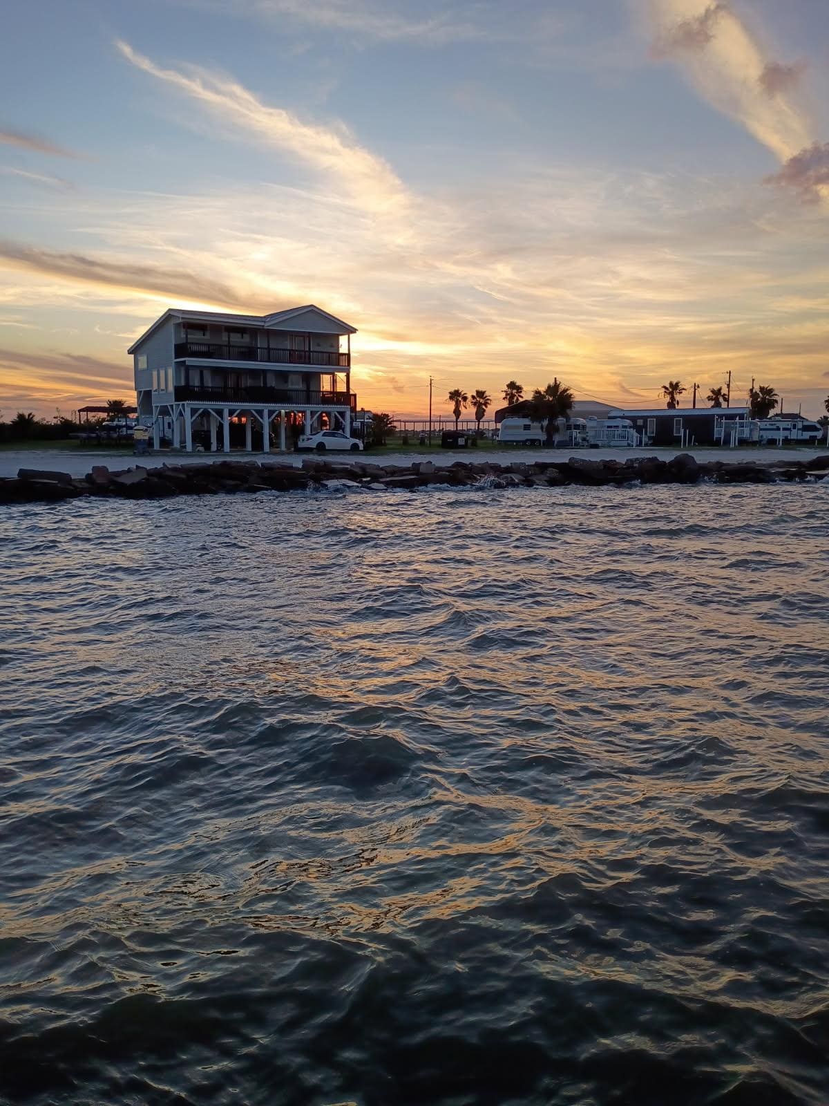 Sunset from the pier.