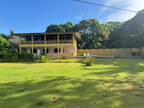 View of the house coming back from the beach