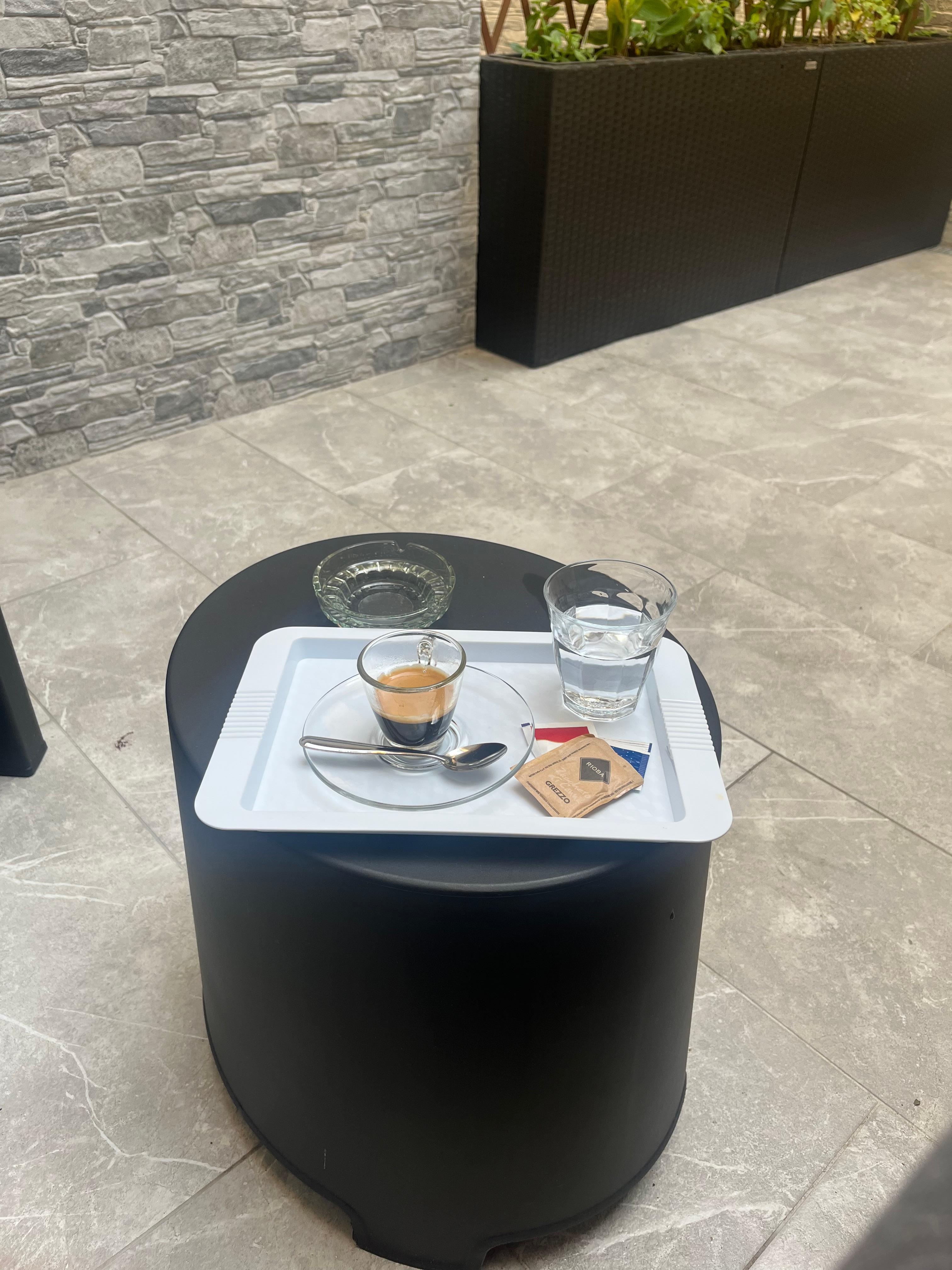 complimentary caffe on checking in!