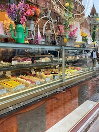 Shop window near the apartment