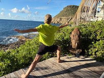 Such a wonderful place to enjoy daily morning Yoga practice.