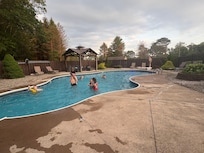 The family really enjoyed the pool!