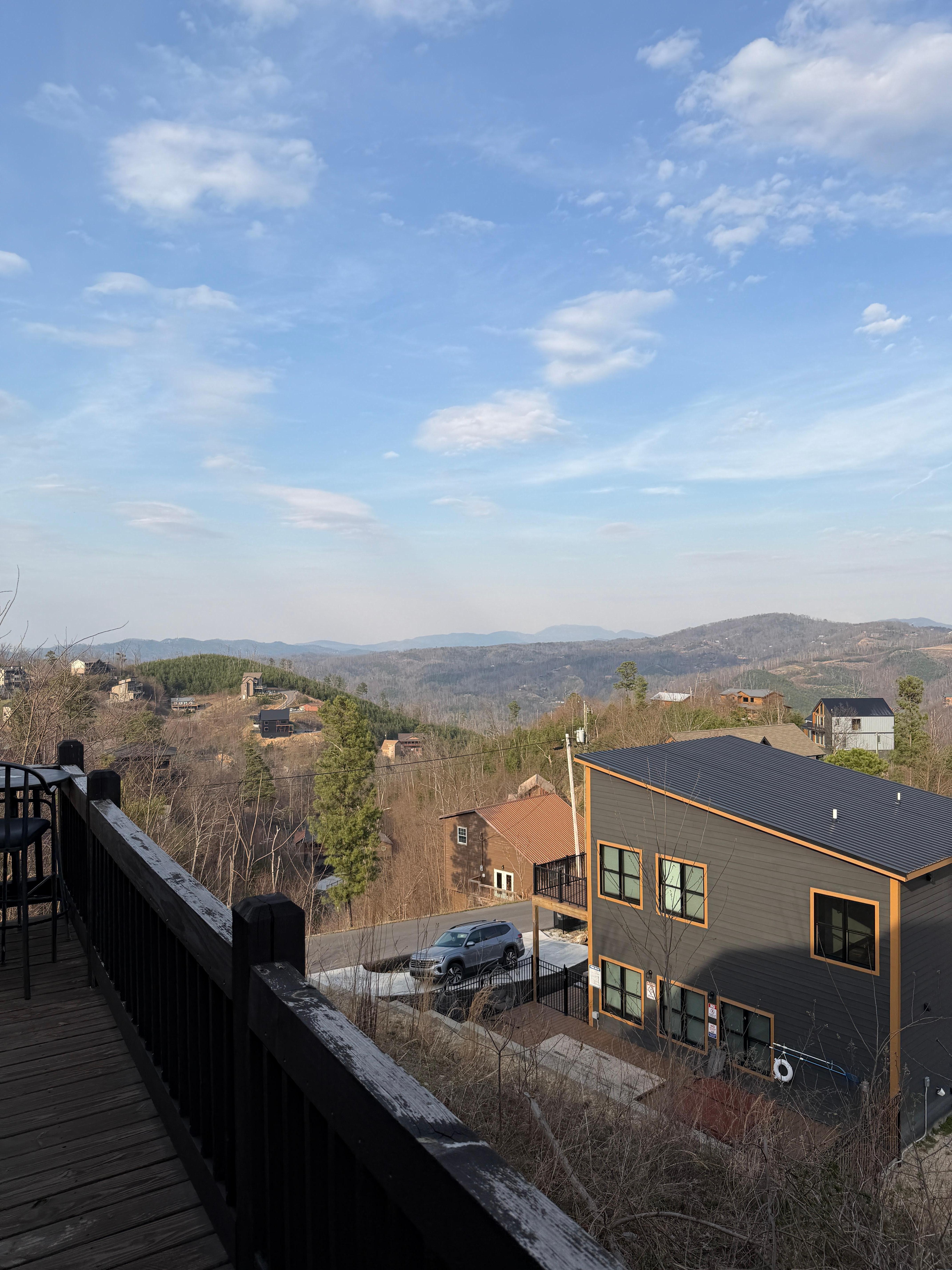 Views from the side balcony 