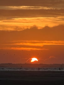 Beautiful sunset at the point.