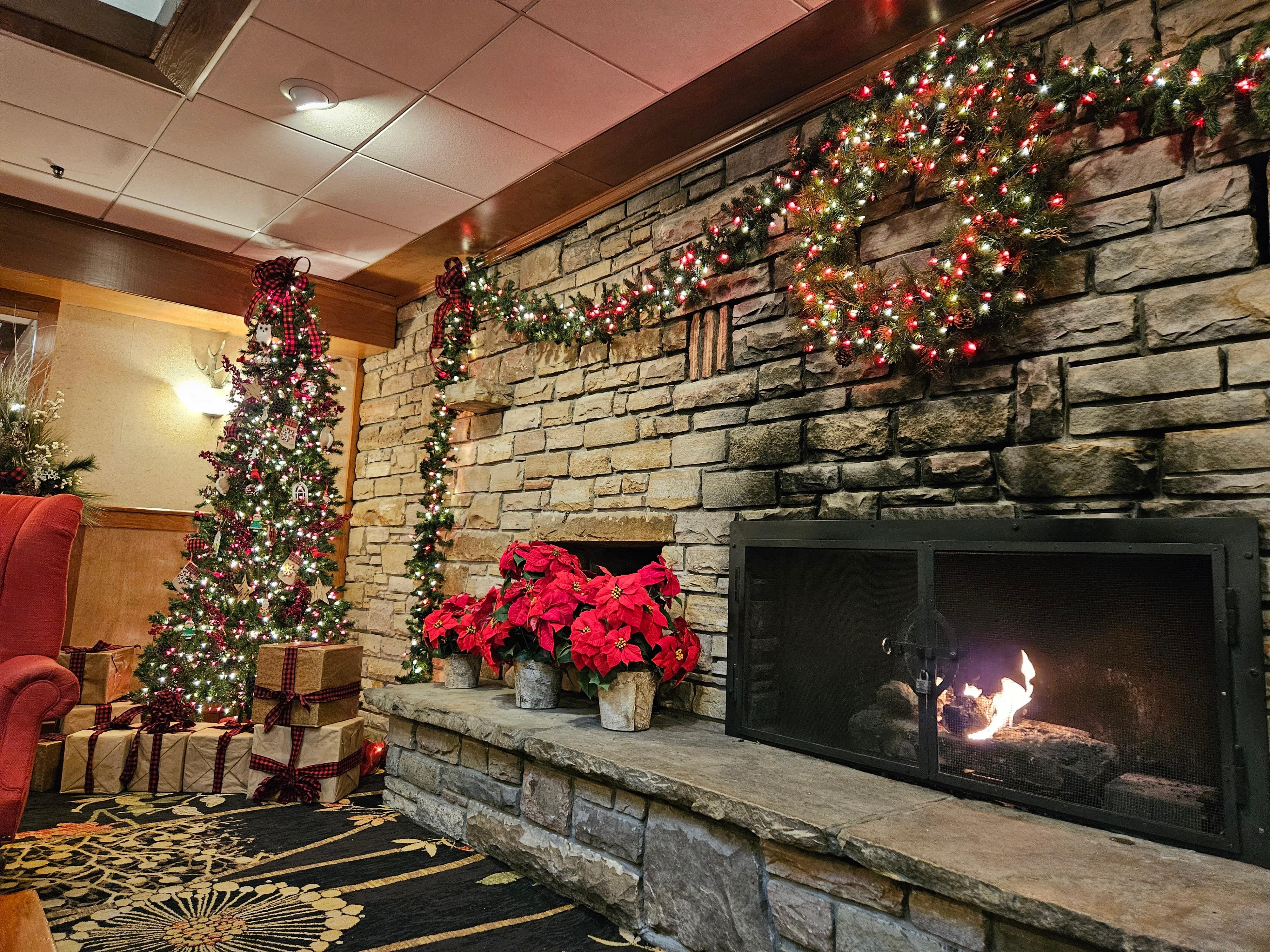 One of the many holiday decorations 