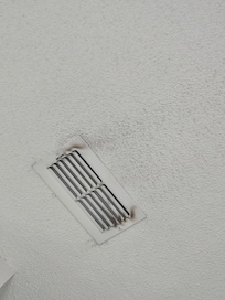 The vents need cleaned throughout. The worse one is above the main living area.