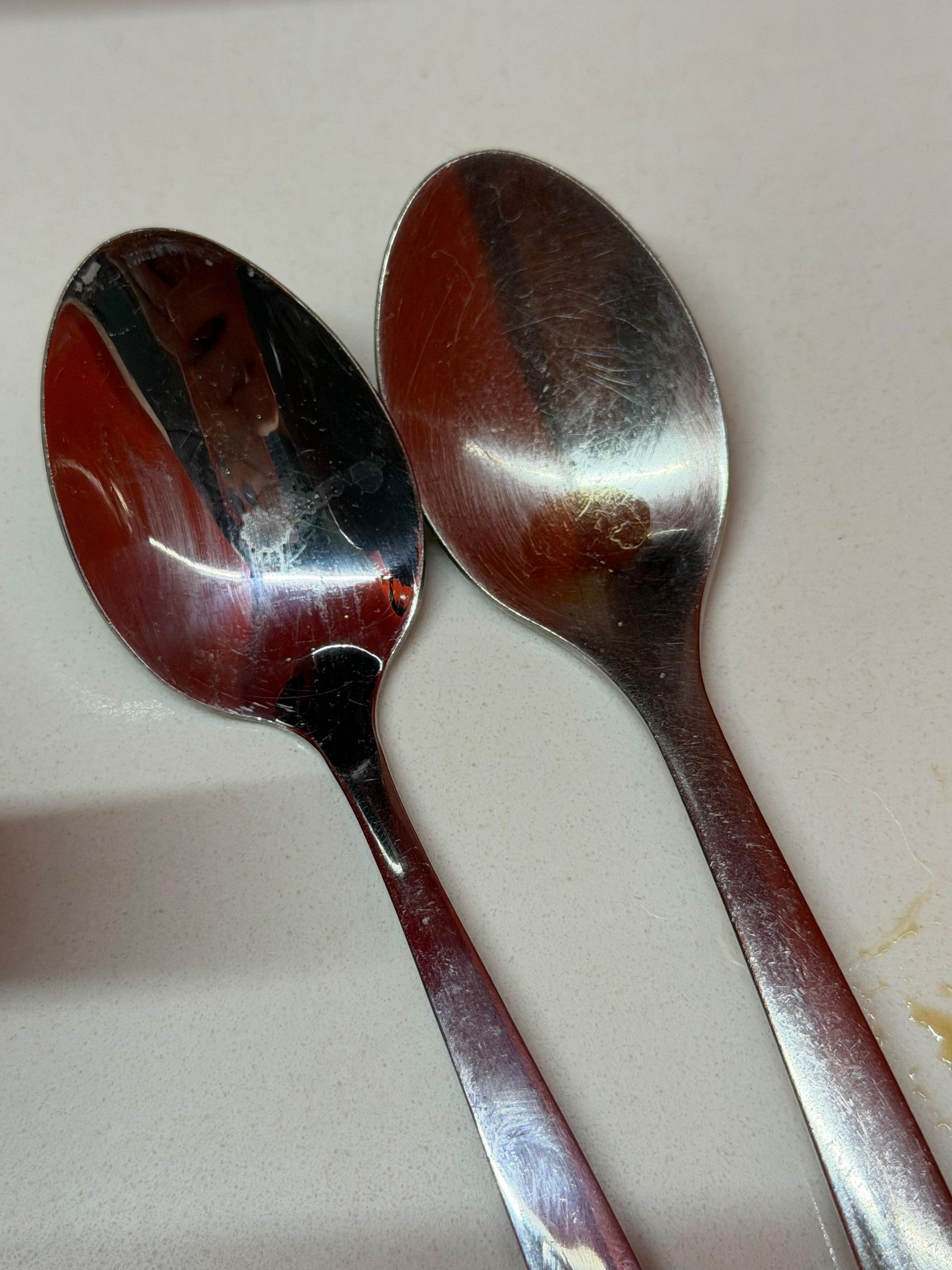 Dirt my teaspoon in drawer