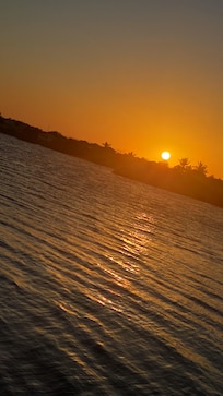 Sunset view from the dock.
