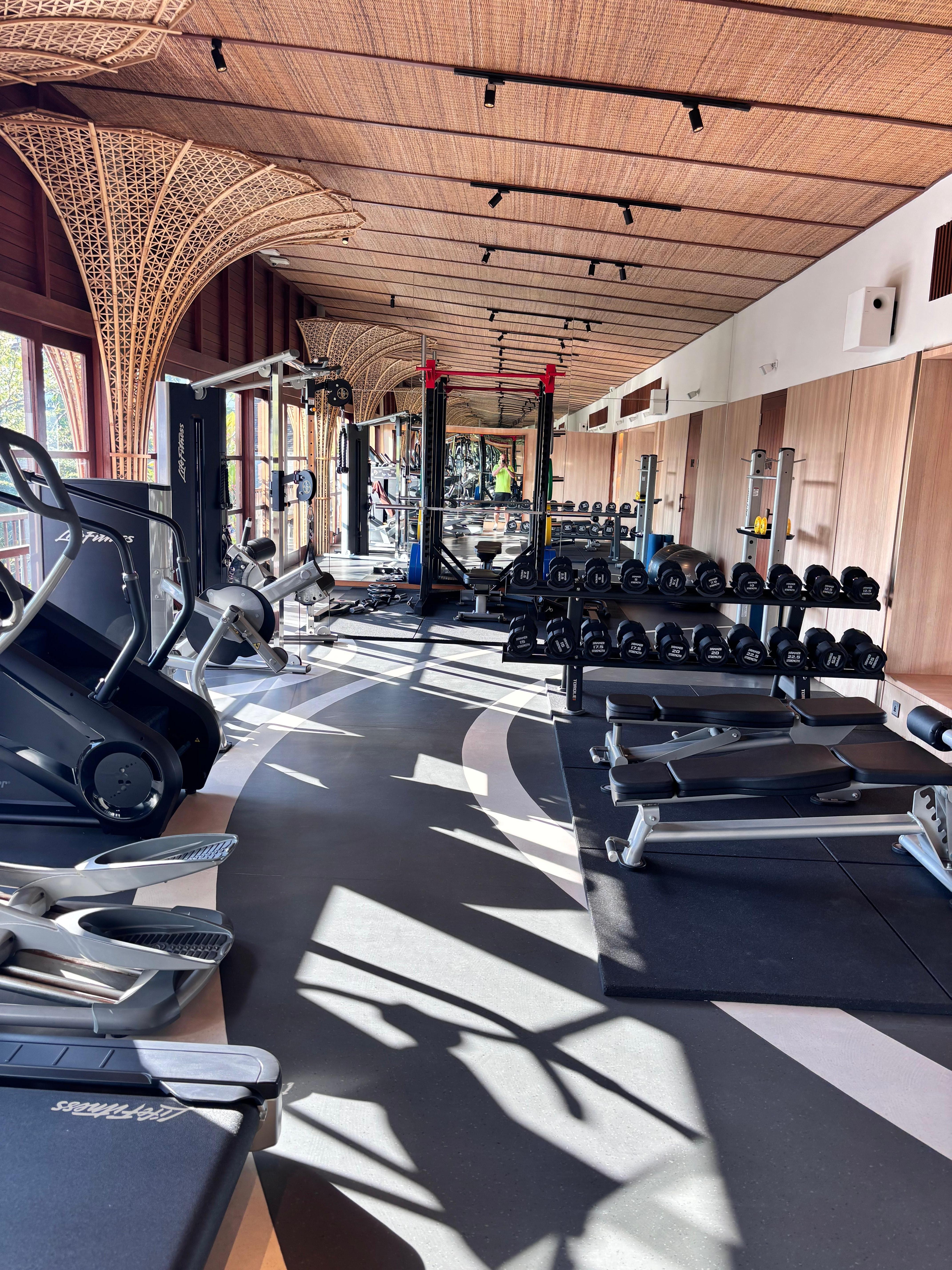 Nice gym all brand new equipment 