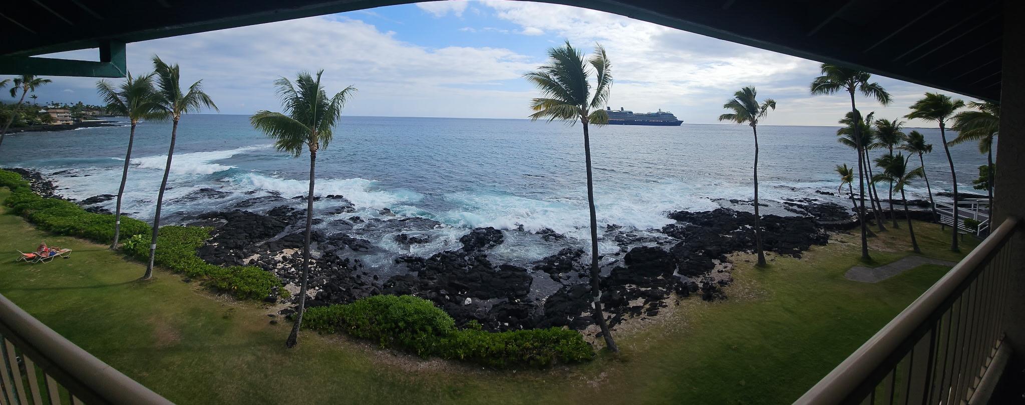 Panoramic of balcony view