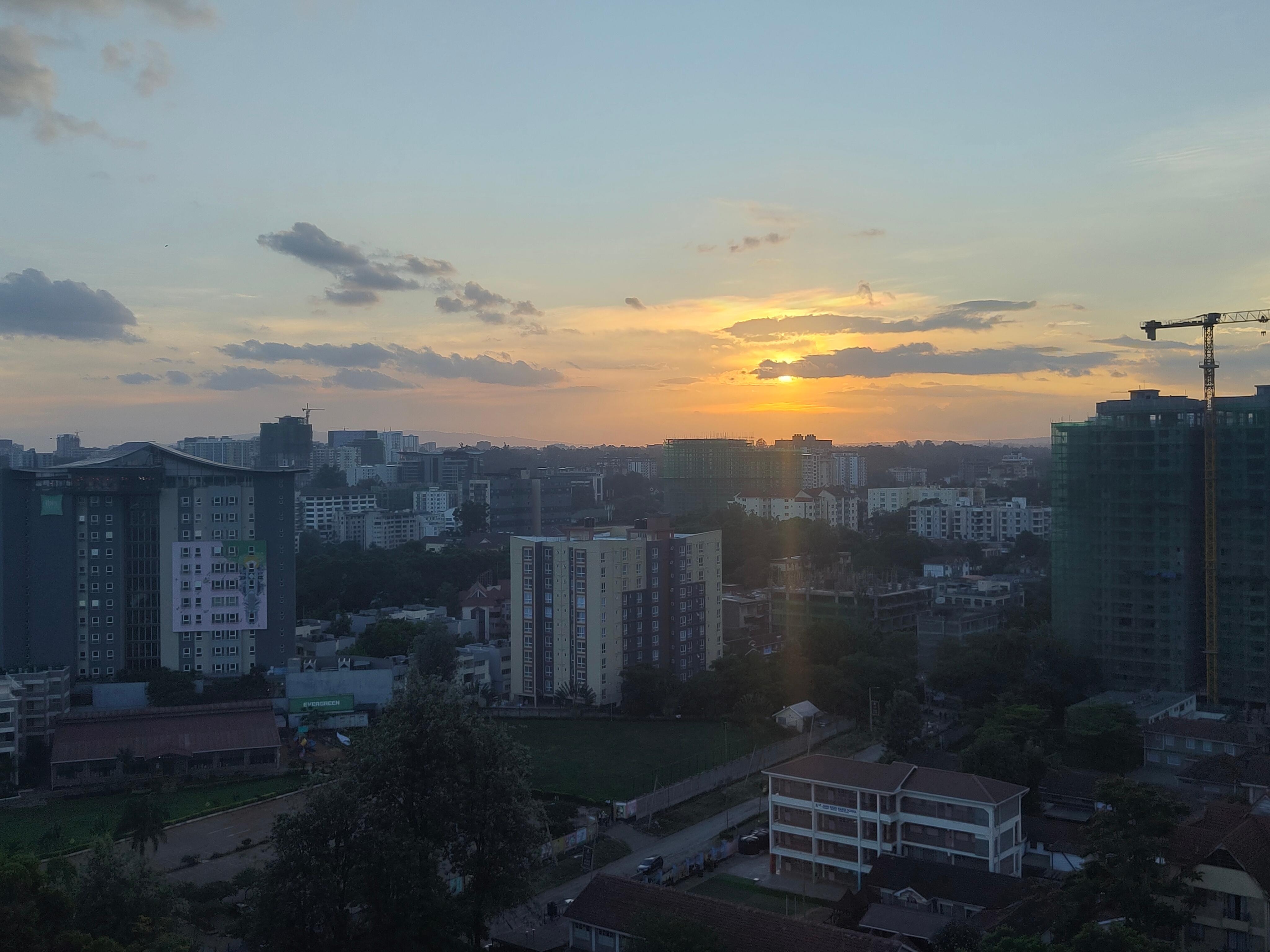 The view from Park Inn by Radisson Nairobi Westlands